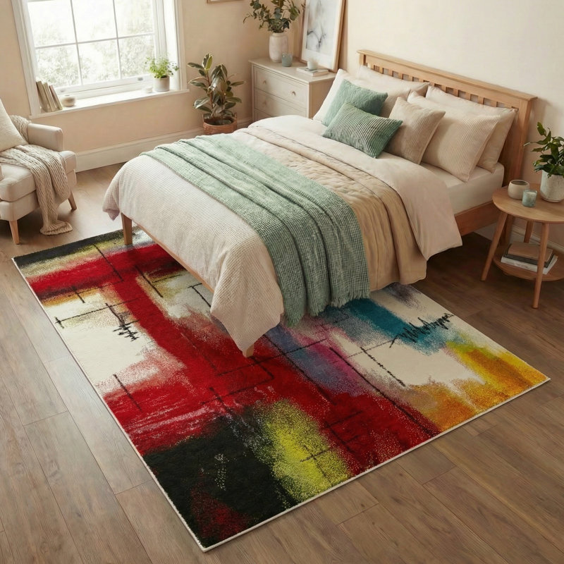 Abstract Area Rug, Rectangular 160 x 220cm