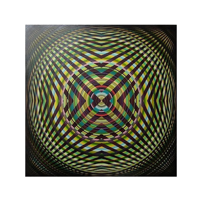 Peinture circulaire à l'illusion circulaire par Ghanshyam Gupta