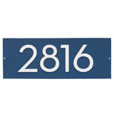 Floating 1-Line Wall Address Plaque