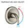 Classic High Pressure Single Handle 6 Function Rain shower Head with Handheld Shower with Tup Spout