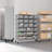 48" W NSF-Certified Commercial 7-Tier 21-Bin Storage Rack with Wheels-1766231629