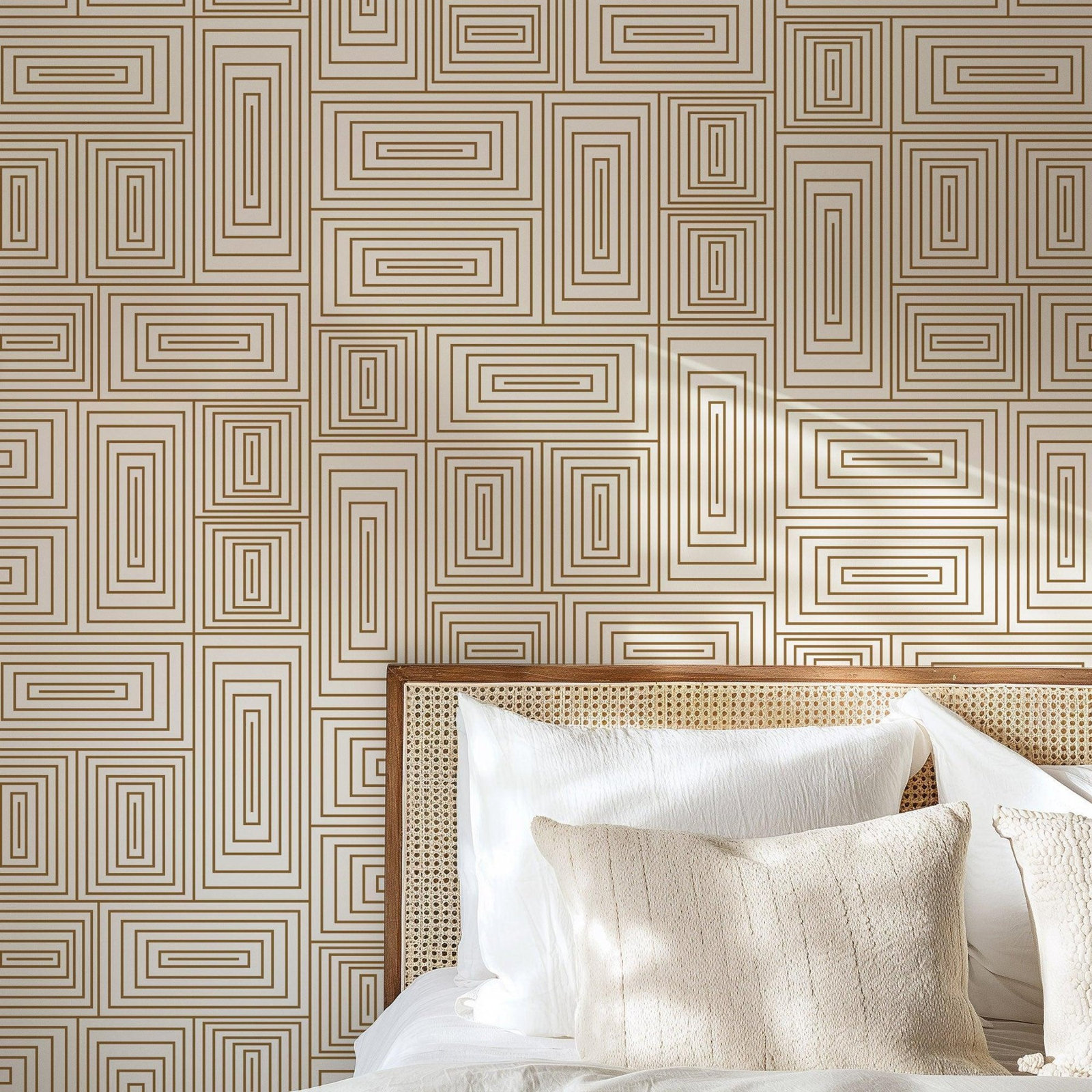 Nia Self-Adhesive Wallpaper Roll, Coffee, Faux Grasscloth