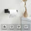 Porte-papier hygiénique mural pour salle de bain