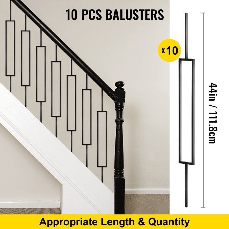44" x 3.2" x 0.5" Deck Baluster Set