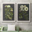Ex-libris floral I, reproduction d'art sur toile-535558442-535558485-453475705