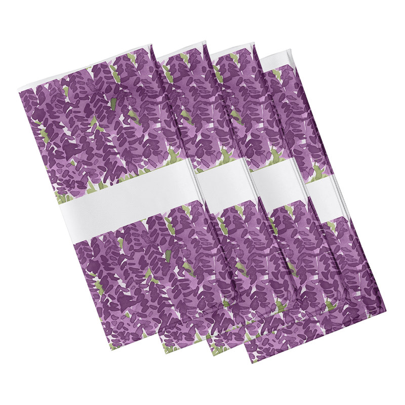 Ensemble de serviettes 4 pièces Elliona, Mauve
