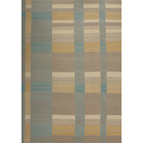 Striped Area Rug in Blue/Beige