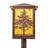 Rustic Lodge Pier Mount Light