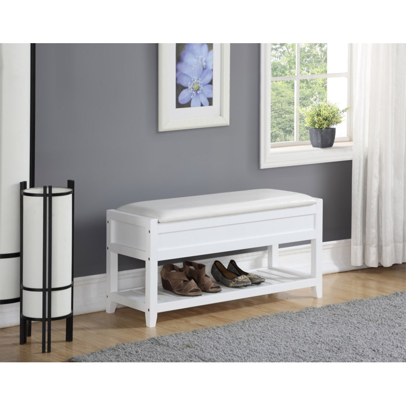 Banc avec rangement pour chaussures Rouen, White