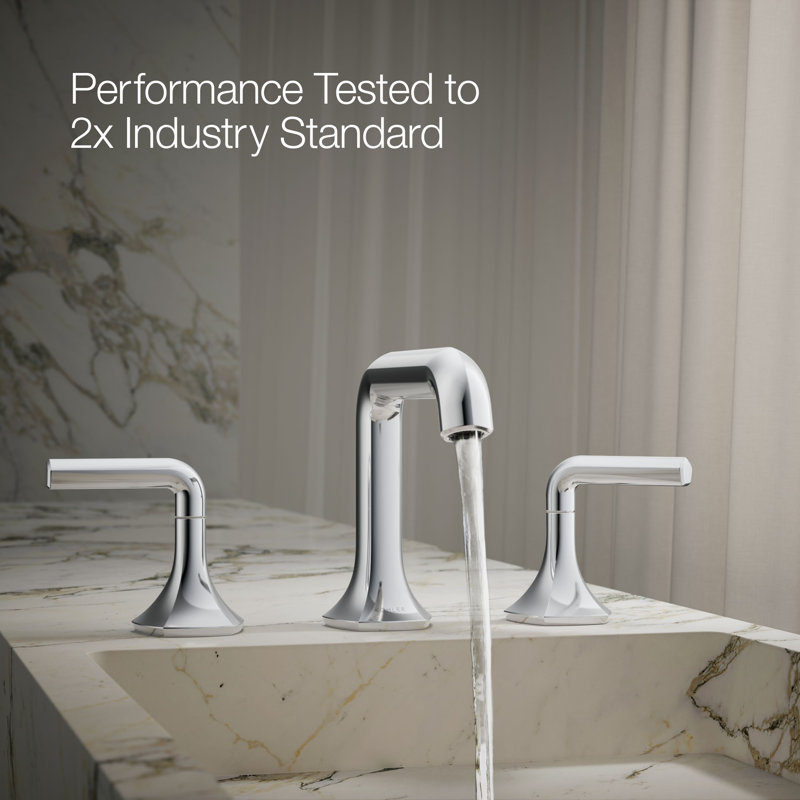 Occasion Sink with Straight Design Single Hole Bathroom Faucet with Drain Assembly, Polished Chrome