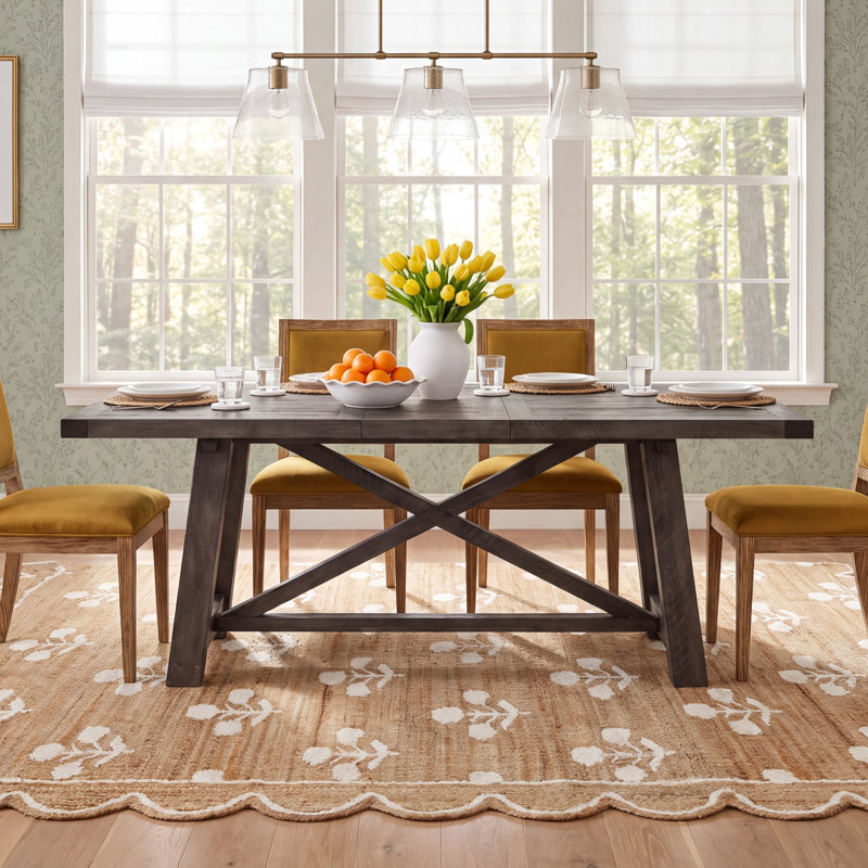Bianca Extendable Dining Table, Salvaged Gray