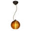 Luminaire sphère suspendu 1 lumières simple Kristall-15700560-15700563