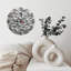 Horloge murale abstraite