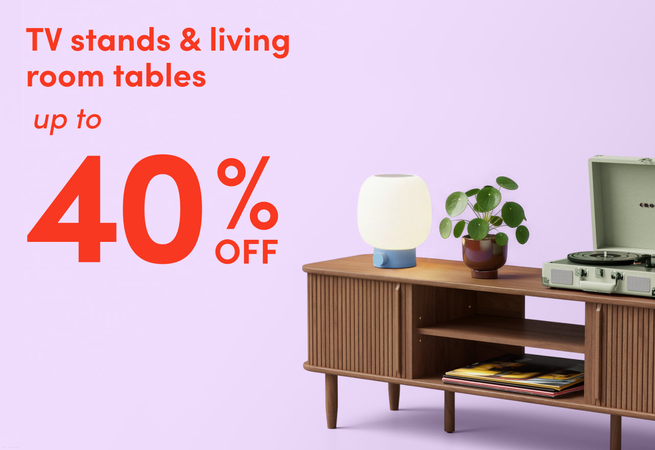 TV stand & living room table clearance