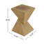 Table d'appoint moderne - table de bout élégante compatible avec le salon, la chambre à coucher ou le bureau, mobilier de maison polyvalent, couleur naturelle claire-1592468581