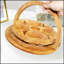 Panier de rangement pliable en bambou pour fruits avec design pliable et créatif pour les collations, les noix et la décoration intérieure