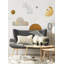 Adhésif décoratif style Mid-Century minimaliste