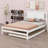 Platform Bed With Adjustable Trundle-189772104