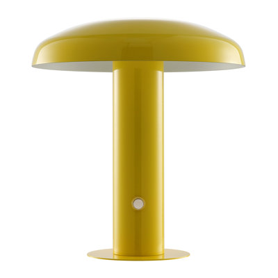 Writzer 11" Contemporary Bohemian Rechargeable/Cordless Dimmable Integrated LED Mushroom Table Lamp
