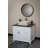Eden Bath 16.5'' Ivory/Gray Stone Rectangular Bathroom Sink