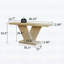 Table de couloir robuste pour petits espaces-1293575052