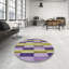 Tapis mauve/vert à tisser électrique-626656837