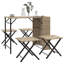 4 - Person Wicker Patio Dining Set with Rectangular Table-2006796962