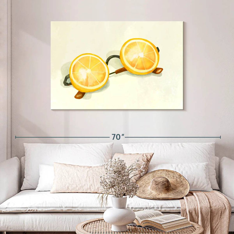 Yarlin Lemon Sunglasses, 30" H x 45" W