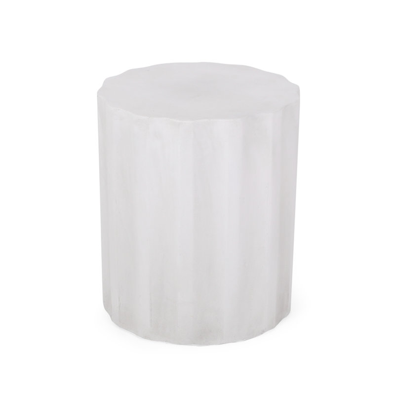 Outdoor Lightweight Concrete Side Table