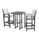 POLYWOOD Coastal 3-Piece Bar Set