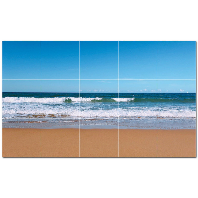 Panneau décoratif en céramique satinée 8 po x 8 po