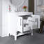 Meuble-lavabo sur pied 30 po avec lavabo en céramique