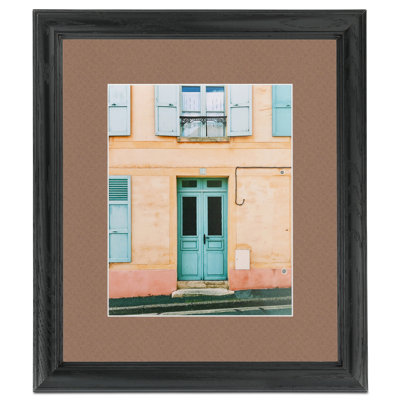 Wood Matte Picture Frame with Mat