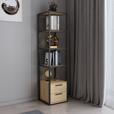 Lininger 169cm H x 39cm W Bookcase