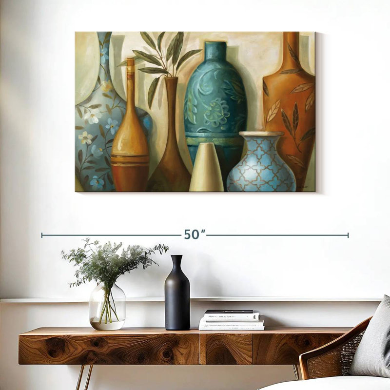 Senne Blue Morocco, 26" H x 39" W