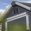 Airevale 4X3 Plastic Apex Shed Dark Grey-1685329515