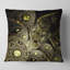 Fleur symétrique or fractale - coussin imprimé floral-30882894-30882890