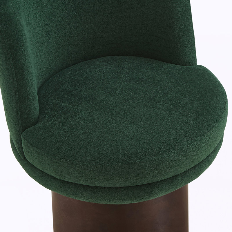 Fauteuil demi-tonneau pivotant à 360 °, Green