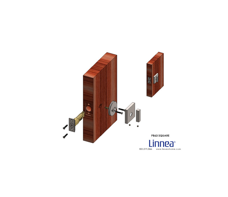 One Sided (Patio) Deadbolt, Satin Stainless Steel