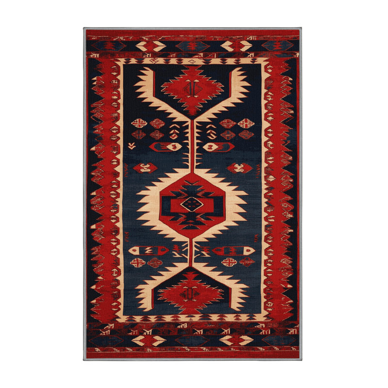 Tapis mauve lavable à la machine, Rectangle 6 pi x 9 pi