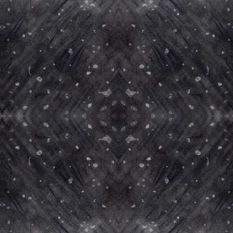 Rouleau de papier peint mat à carreaux célestes, Noir, Auto-adhésif, Non-Woven