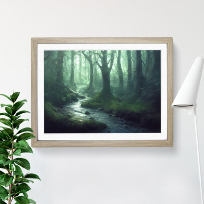 Cosmopolitan Forest Stream - Framed Print