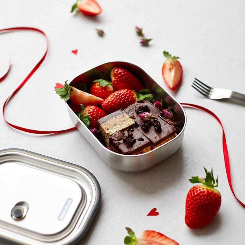 Black+Blum Stainless Steel Lunch Box 600ml, Olive
