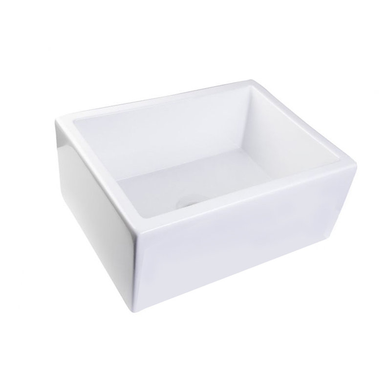 Island 35.75'' L Single Basin Kitchen Sink, 24"