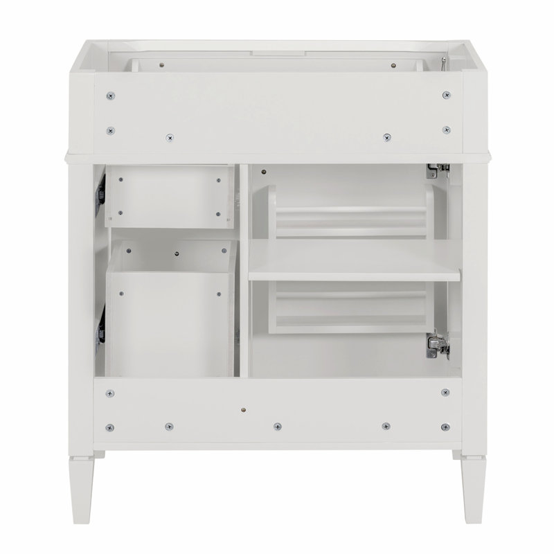 Meuble-lavabo de 30 po sans lavabo supérieur, Blanc