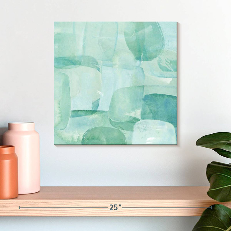 Sea Glass Reflection II, H 16 po x l 16 po