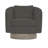 Camino 32'' Wide Genuine Leather Top Grain Leather Swivel Barrel Chair-61492612-61492603