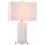 Lampe de table blanche 24 po Teri
