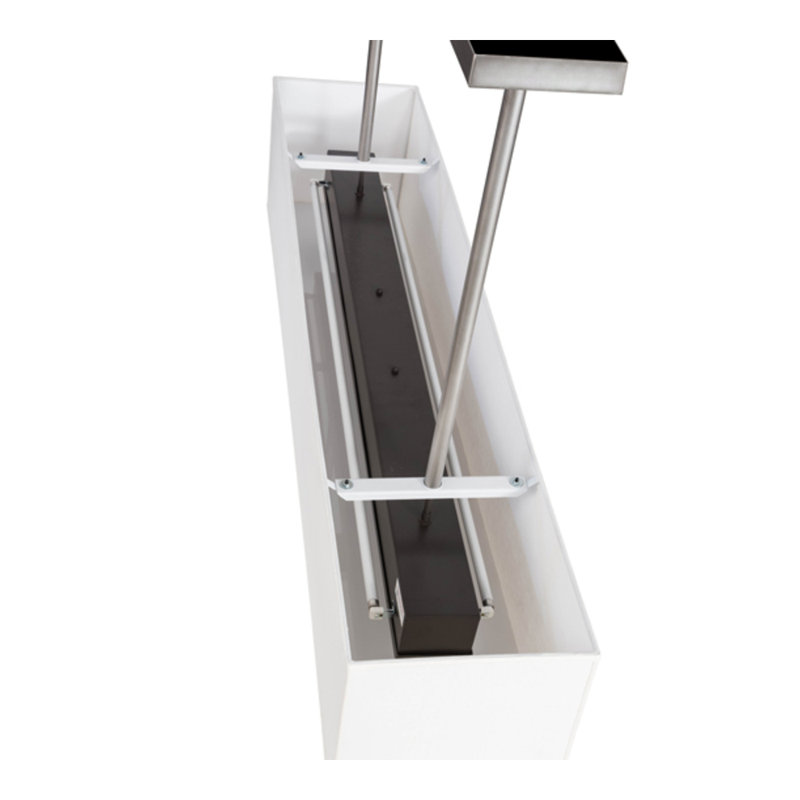 Luminaire suspendu rectangulaire unique à 2 lumières Yehiel