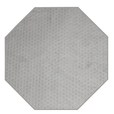 Tapis géométrique gris